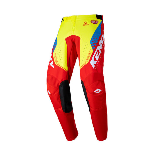 Focus Youth Pants Neon Yellow Red