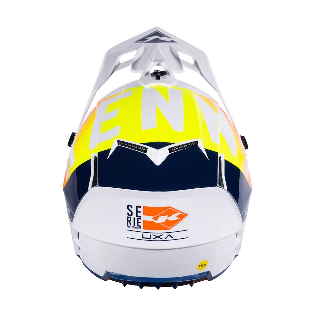 Performance Helmet White Navy Orange