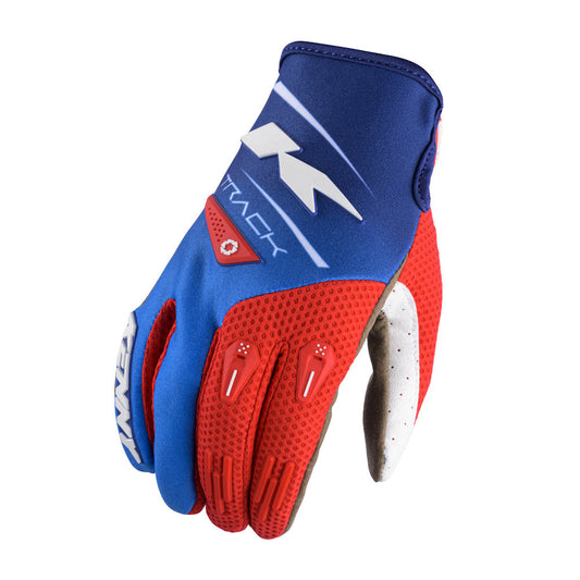 Track Youth Gloves Navy Red