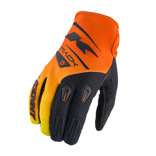 Track Gloves Black Orange