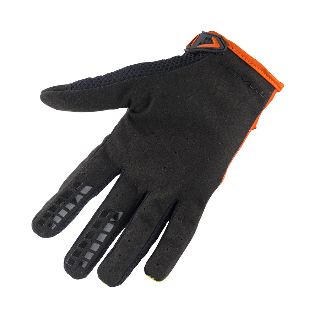 Track Gloves Black Orange