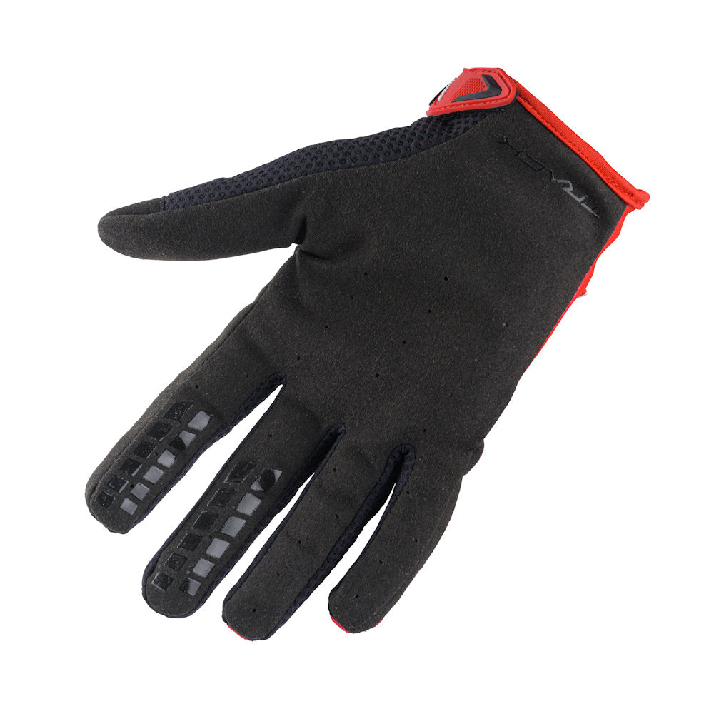 Track Gloves Black Red