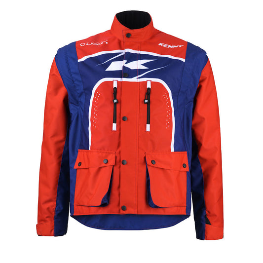 Track Jacket Navy Red