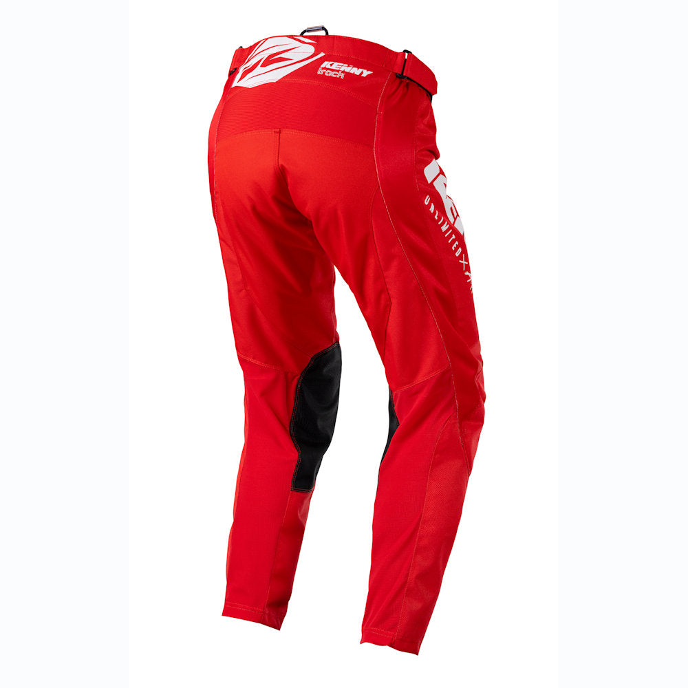 Track Raw Pants Red