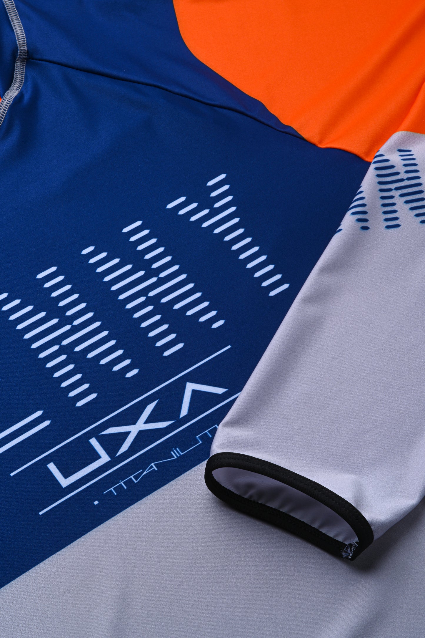 Titanium Jersey Orange Navy