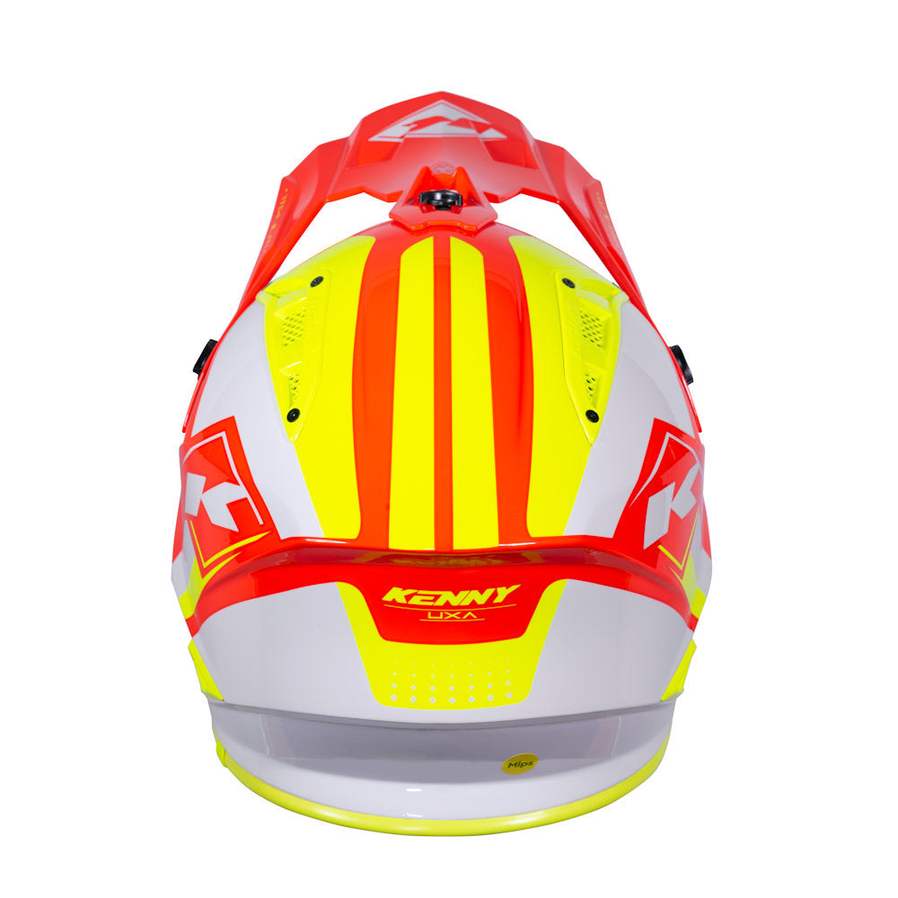 Titanium Helmet Neon Yellow Red