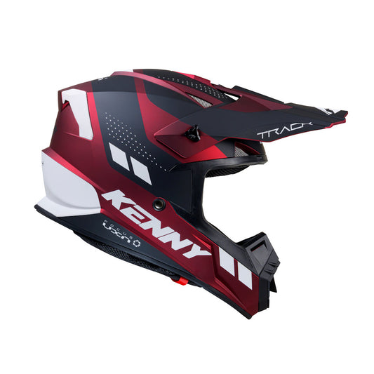 Track Helmet Graphic Candy Red