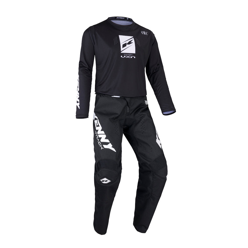 Track Raw Pants Black