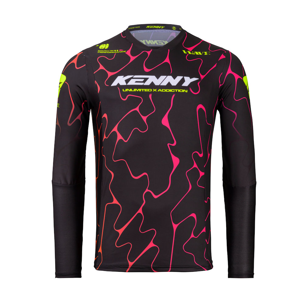 Kenny Performance Jersey - Wave Black