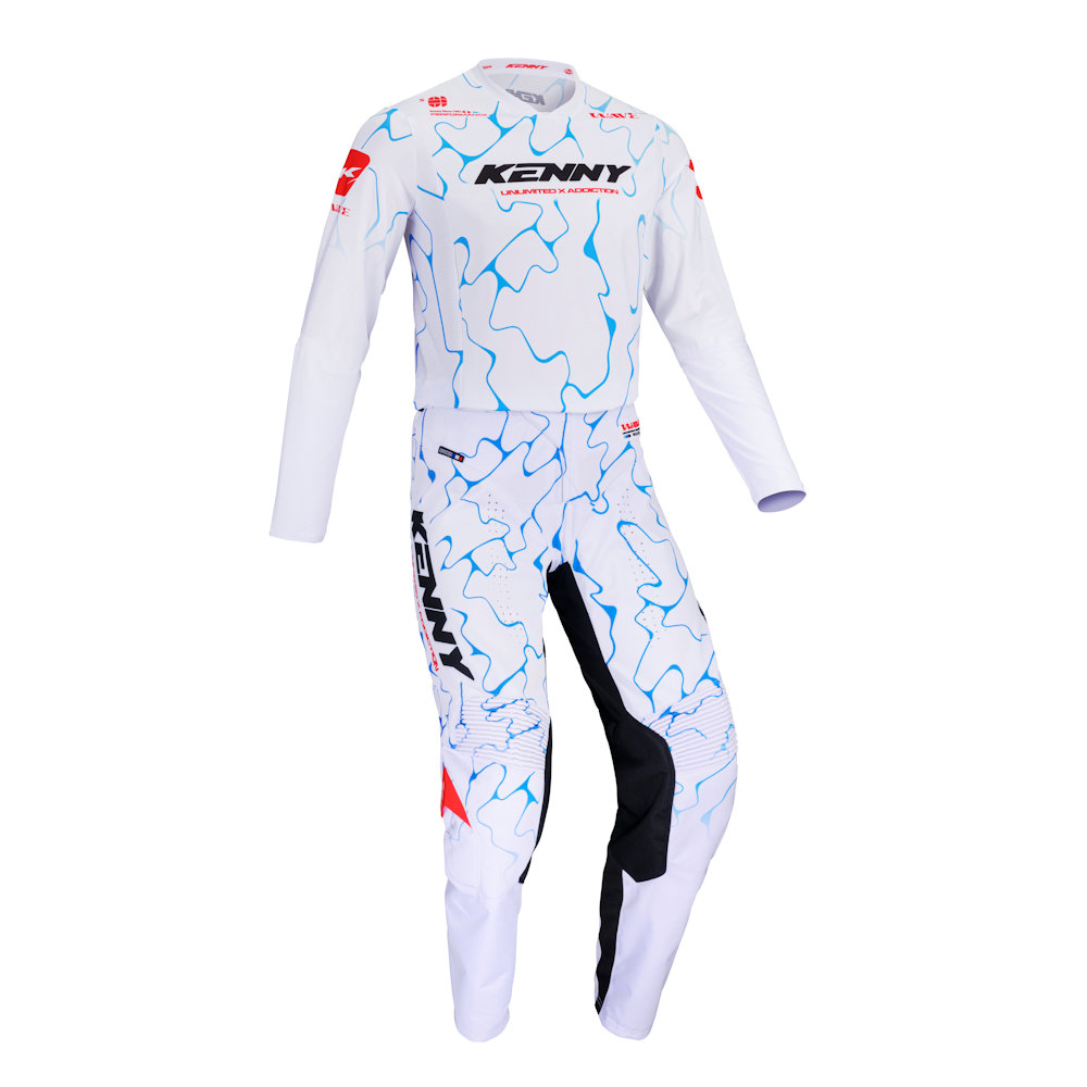 Kenny Performance Pants - Wave White