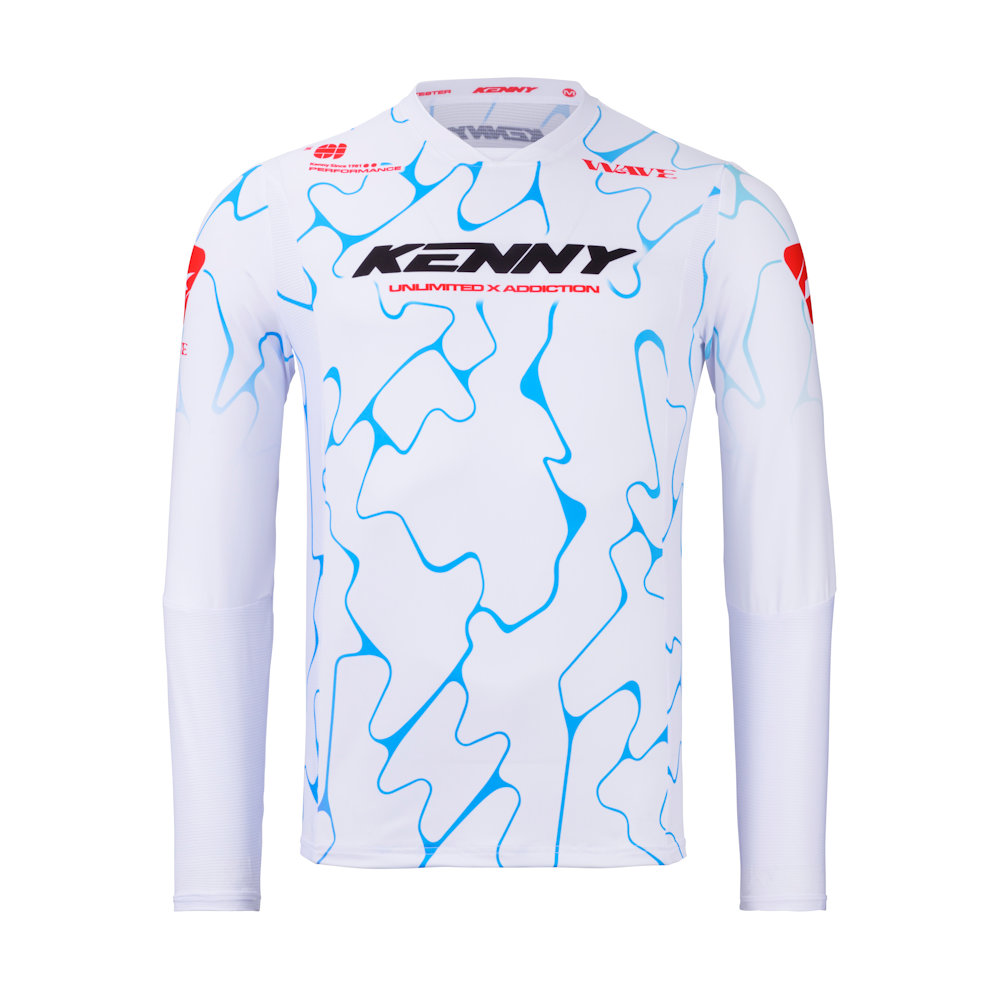 Kenny Performance Jersey - Wave White