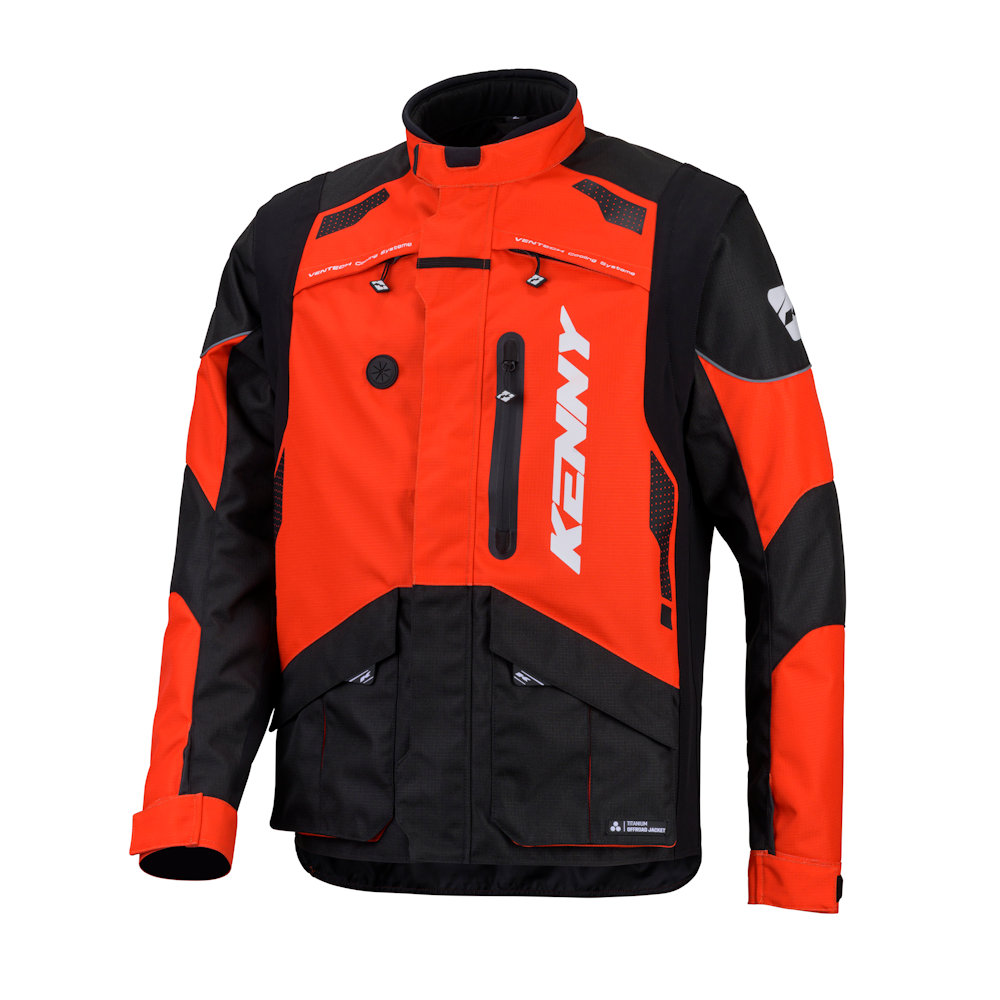ジャケット・アウター kenny Kenny Titanium Jacket – Orange – Premium Dirt Bike Gear