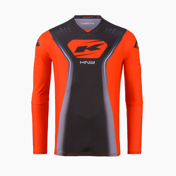 27_Perf_Solid_Orange_Jersey_Front Kenny Performance Jersey - Solid Orange